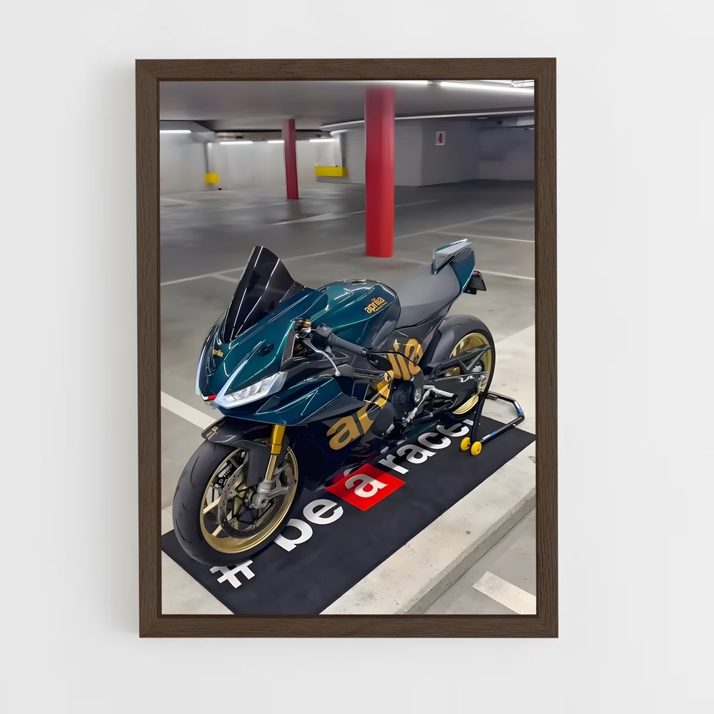 Poster Rsv4 au Garage – affiche Aprilia (vue 5)